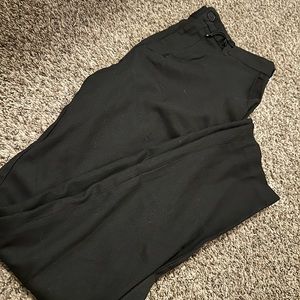 Men’s black chinos